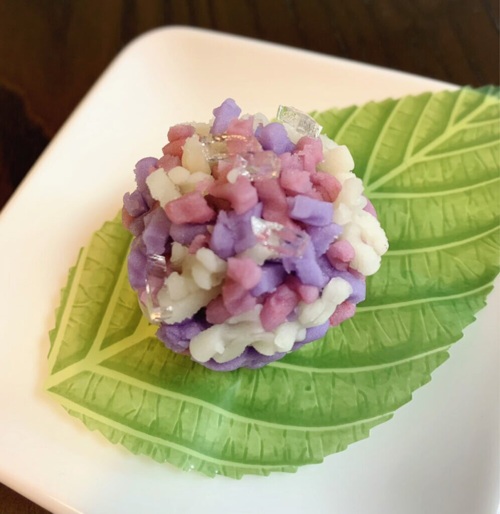 紫陽花の練り切り｜初夏の和菓子