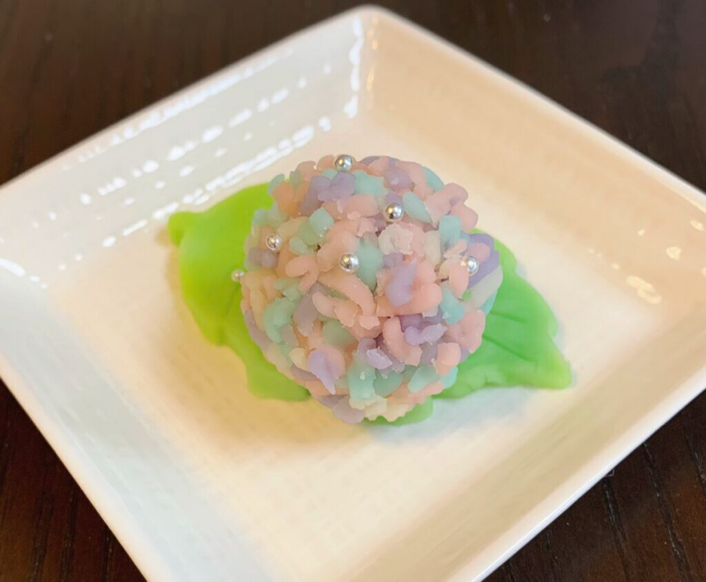 紫陽花の練り切り｜初夏の和菓子
