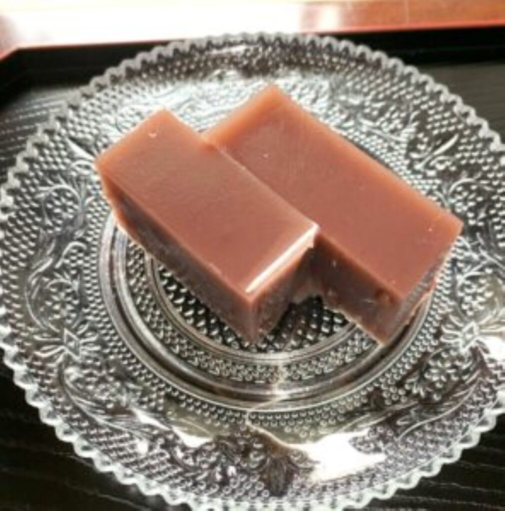 水ようかん（こしあん）夏に食べる冷たい和菓子