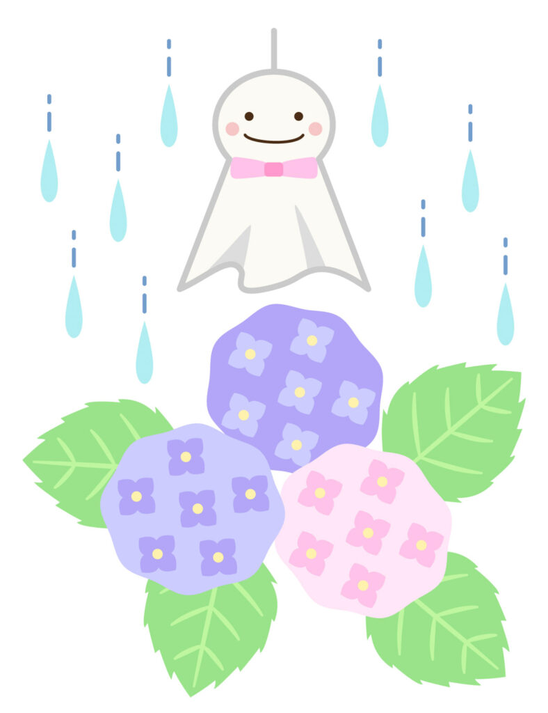 梅雨のイラスト