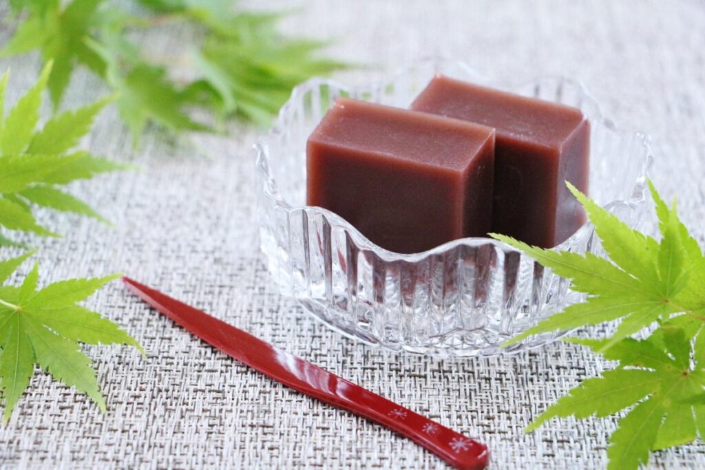水羊羹 小豆 冷たい和菓子 夏の和菓子